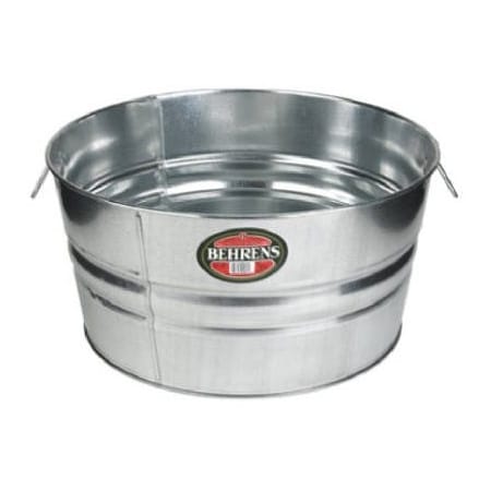 Behrens 11 Gallon Galvanized Steel Round Tub 1GS